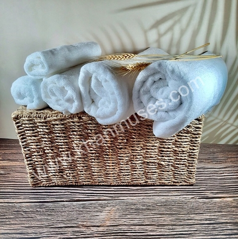 Bộ 5 Khăn Spa chất liệu cotton cao cấp