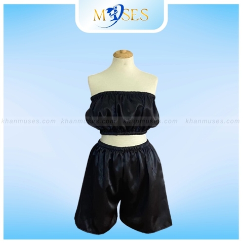 Bộ đồ quây Spa - Bộ đồ giảm béo MÀU ĐEN