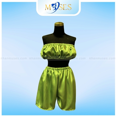 Bộ đồ quây Spa - Bộ đồ giảm béo XANH CỐM