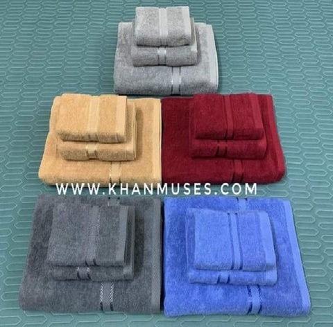 Bộ 3 khăn cotton cao cấp