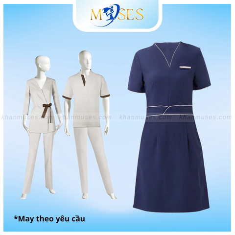 Đồng phục Spa - Đồng phục Lễ tân Spa may theo yêu cầu