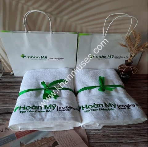 Khăn bông quà tặng (Mẫu 87)