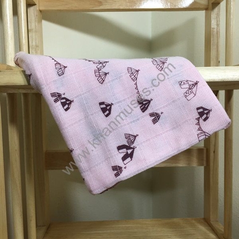 Khăn xô tắm 4 lớp in hình xuất Nhật cao cấp (Mẫu 6)