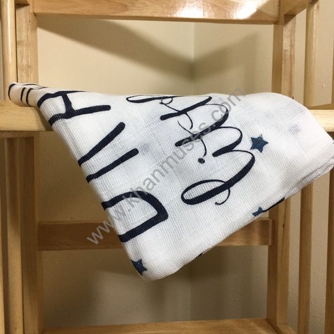 Khăn xô tắm 4 lớp in hình xuất Nhật cao cấp (Mẫu 2)