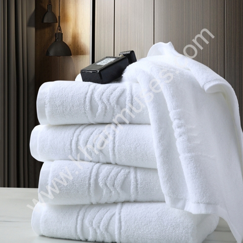 Khăn khách sạn dệt logo (Mẫu 30)