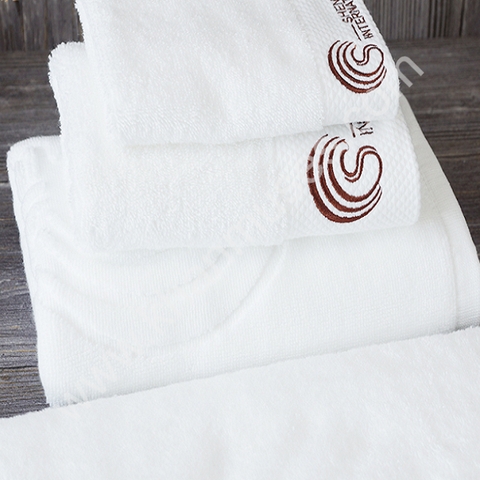 Khăn tắm khách sạn Dệt/Thêu logo (mẫu 31)