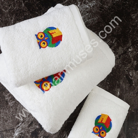 Khăn quà tặng thêu logo (Mẫu 65)