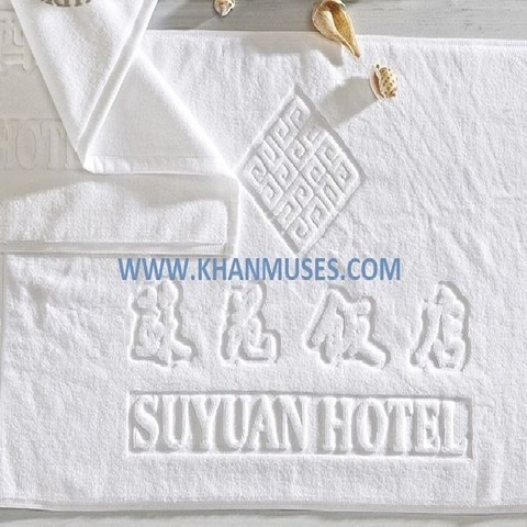 Khăn khách sạn dệt logo