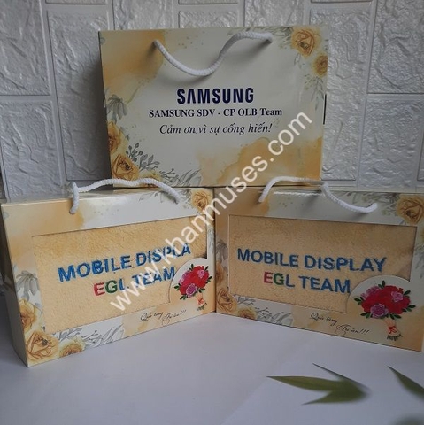 Khăn Bông quà tặng Muses (Mẫu 107)