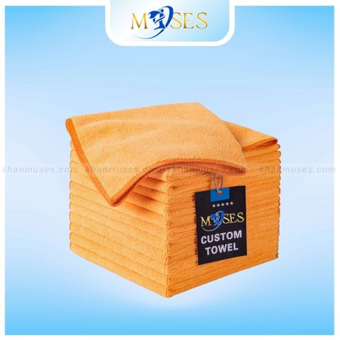 Khăn Spa chuyên dụng - Khăn microfiber màu VÀNG