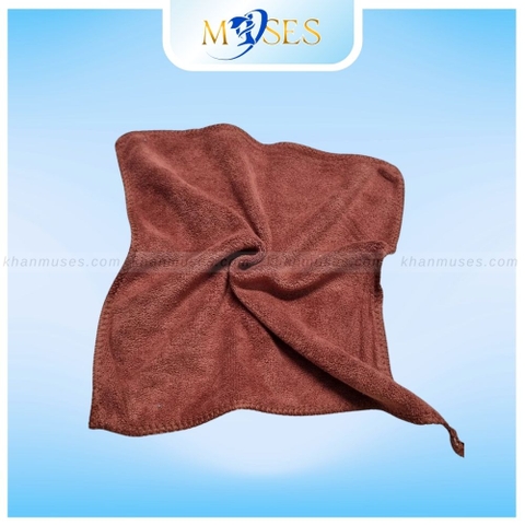 Khăn Nail chuyên dụng - Khăn microfiber màu NÂU
