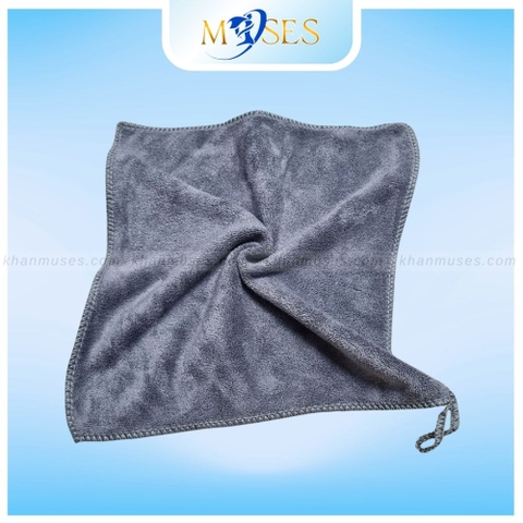 Khăn Nail chuyên dụng - Khăn microfiber GHI/XÁM