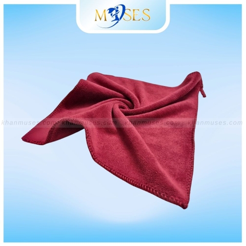 Khăn Nail chuyên dụng - Khăn microfiber màu ĐỎ ĐÔ