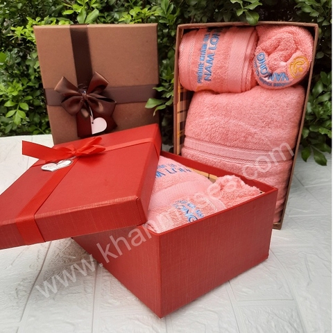 Khăn bông quà tặng (Mẫu 52)