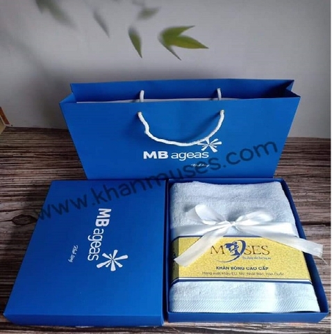 Khăn lông quà tặng cao cấp sợi tre (Mẫu 130)