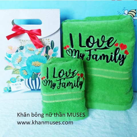 Khăn Tắm màu Xanh lá