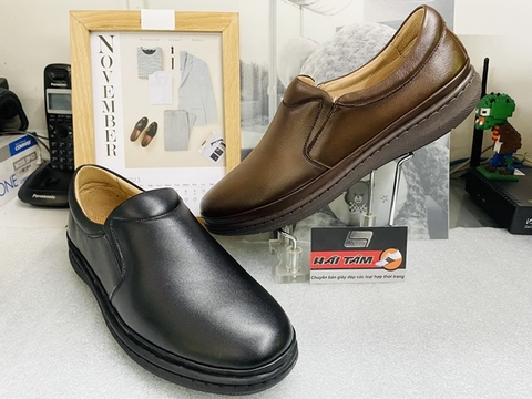 GIÀY LƯỜI DA NAM SIÊU NHẸ TH038