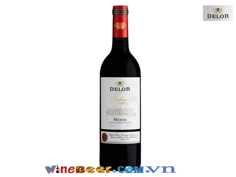 Rượu vang Pháp Delor Bordeaux