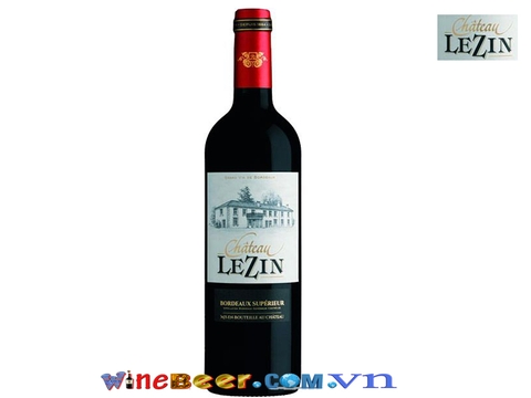 Rượu vang Pháp Château Lezin Bordeaux Supérieur