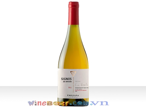 Vang Emiliana Signos Chardonnay - vang chi lê