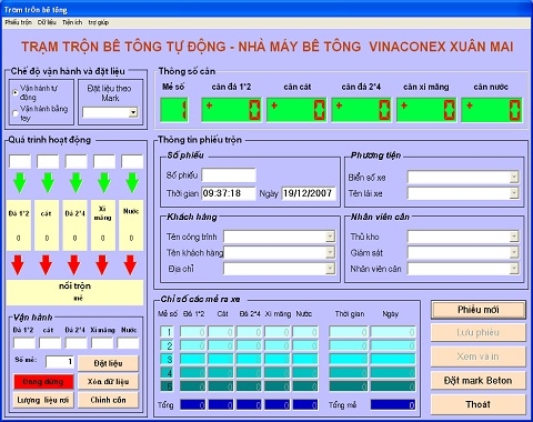 Phần mềm trạm trộn