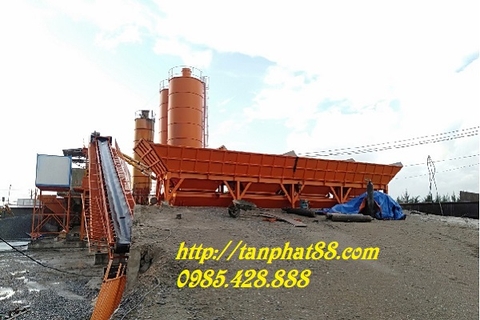 Bàn giao trạm trộn bê tông 120m3/h