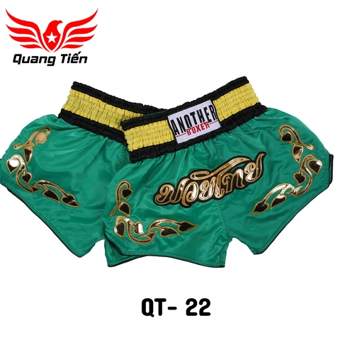 Quần Muay Thái Another Boxer Chính Hãng Muay Thai Short Chất Liệu Satin Cao Cấp | QT-022