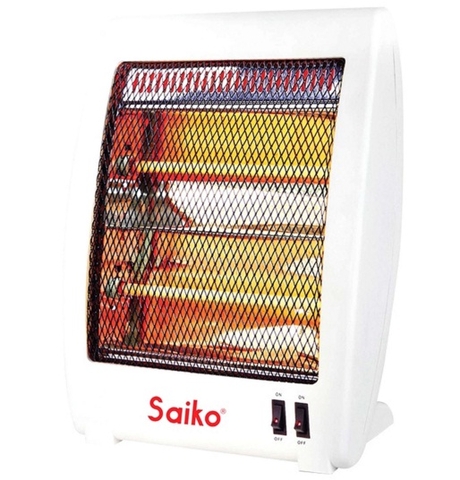 Máy sưởi Quartz thạch anh Saiko QH-800 (trắng)