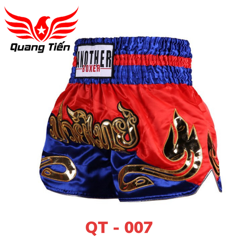 Quần Muay Thái Another Boxer Chính Hãng Muay Thai Short Chất Liệu Satin Cao Cấp | QT-007