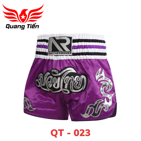 Quần Muay Thái Another Boxer Chính Hãng Muay Thai Short Chất Liệu Satin Cao Cấp | QT-023