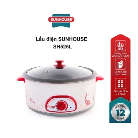 Lẩu điện Sunhouse SH525L