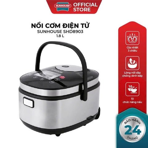 Nồi cơm điện tử 1.8L Sunhouse Mama SHD8903