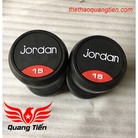 Tạ tay cao su Jordan 15kg cao cấp chính hãng QT21 ( giá 1 chiếc)