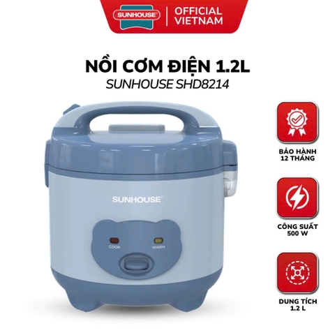 Nồi cơm điện 1.2L Sunhouse SHD8214