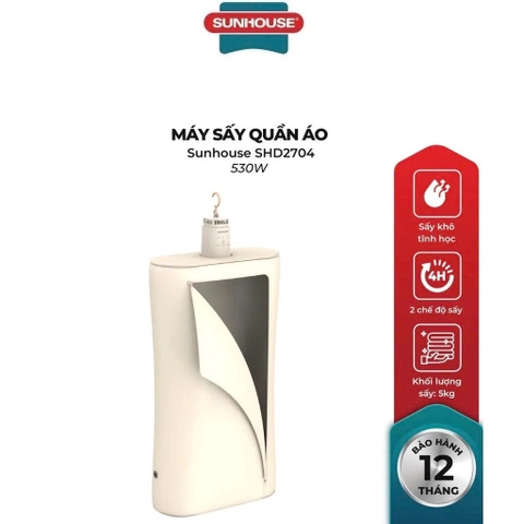 Máy sấy quần áo Sunhouse SHD2704
