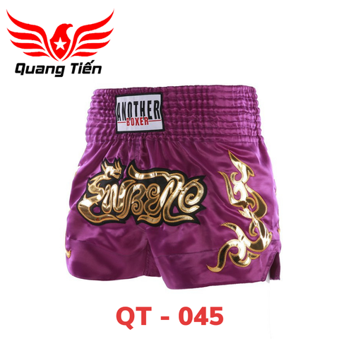 Quần Muay Thái Another Boxer Chính Hãng Muay Thai Short Chất Liệu Satin Cao Cấp | QT-045