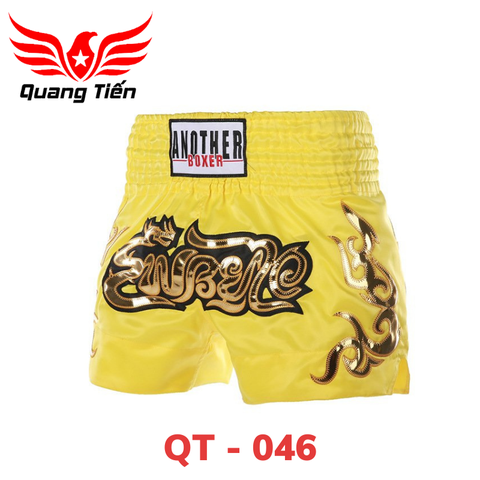 Quần Muay Thái Another Boxer Chính Hãng Muay Thai Short Chất Liệu Satin Cao Cấp | QT-046