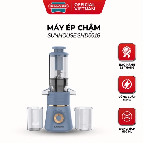 Máy ép chậm Sunhouse SHD5518