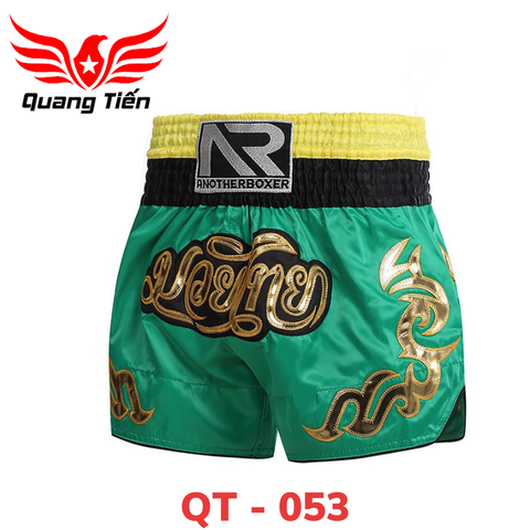 Quần Muay Thái Another Boxer Chính Hãng Muay Thai Short Chất Liệu Satin Cao Cấp | QT-053
