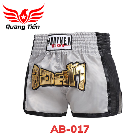 Quần Muay Thái Another Boxer Chính Hãng Muay Thai Short Chất Liệu Satin Cao Cấp | AB-017