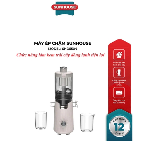 Máy ép chậm Sunhouse SHD5504