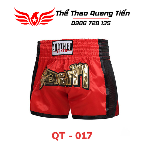 Quần Muay Thái Another Boxer Chính Hãng Muay Thai Short Chất Liệu Satin Cao Cấp | QT-17