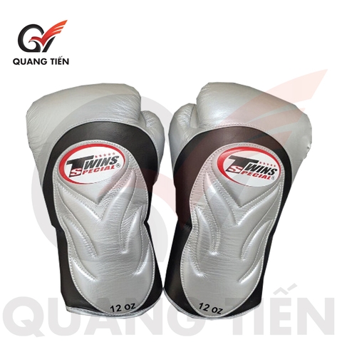 Găng Tay Boxing Twins EXTRA DESIGN BGVL6 – ĐEN BẠC