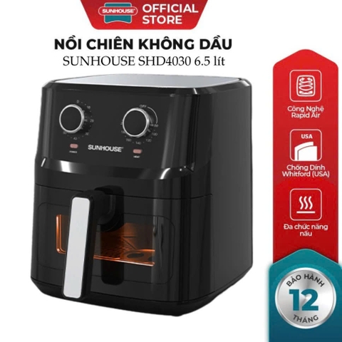 Nồi chiên không dầu 6.5L Sunhouse SHD4030
