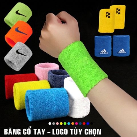 Băng Cổ Tay Nike,Adidas,Yonex Thấm Mồ Hôi Bảo Vệ Cổ Tay Khi Chơi Bóng Đá, Bóng Rổ, Cầu Lông, Tennis, Tập Gym, Chạy Bộ,võ thuật (Giá 1 chiếc)