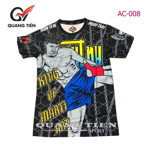 Áo Muay Thai thun lạnh chính hãng cao cấp AC-008