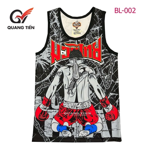 Áo Muay Thai thun lạnh chính hãng cao cấp BL-002