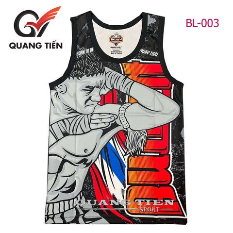 Áo Muay Thai thun lạnh chính hãng cao cấp BL-003