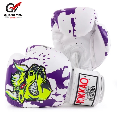 Găng Boxing YOKKAO FYGL-86-4 Angry Bull Boxing Gloves – White