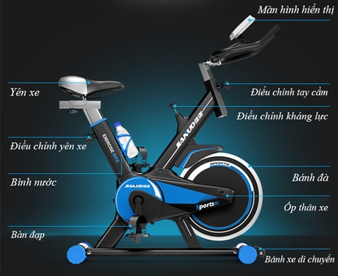 Xe đạp tập thể dục Spin Bike JN55